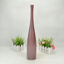 Long Slim Red Vase